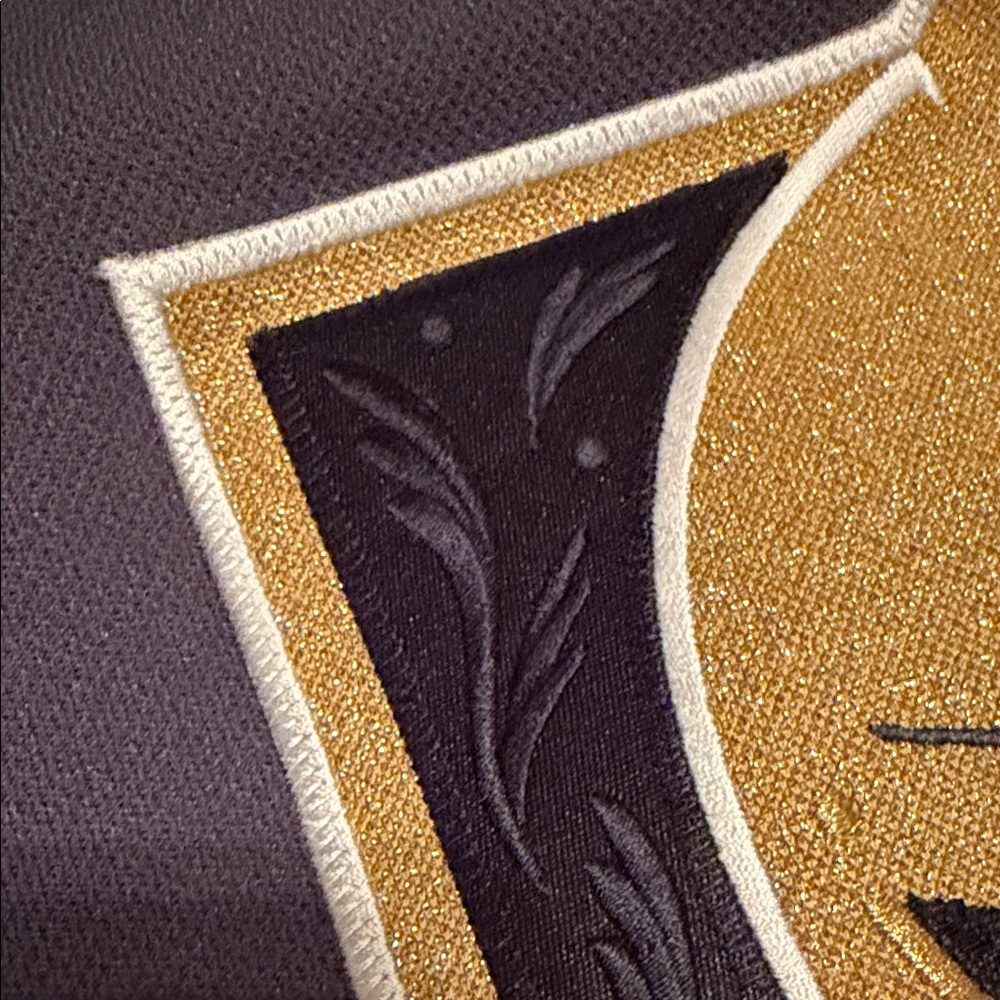 VEGAS KNIGHTS adidas Gray and Gold Hockey Jersey - Picture 4 of 5